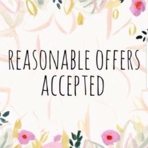 Reasonable Offers Accepted